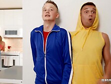 Young teenager is lucky to fuck two insatiable bitches at once