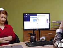 VIP4K.  Incroyable rousse suce et chevauche la bite pour gagner de l'argent