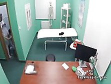 Doctor Gets Blowjob In Bathroom