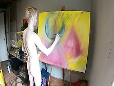 Flint Cub Painting Naked, Full Video: Pornhub @nakedpaints