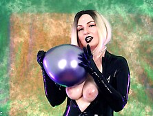 Looner Bdsm cougar with air balloon inside pvc