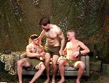 Wild Muscle Hunk Threeway - Julian Brady,  David Skylar,  Jonathan Tylor - Activeduty