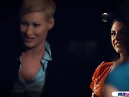 Straight woman seduced by a lesbian wife