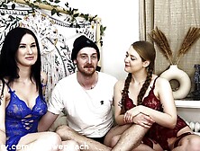 Amateur FFM Threesome With Two Alt Girls
