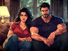 Wild Wife Teases Husband: Erotic Audio with Male Narration