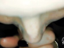 Sucking the tip of his schlong whilst this guy fondles my face