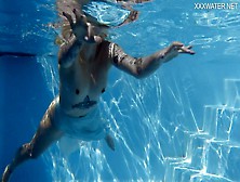 Cute Mimi Cica - Swimming Pool Teen Sex - Underwater Show