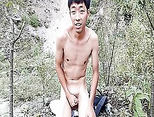 Boy Asian China Mountain Top Outdoors Mastubating Boys Amateur Cute Teen