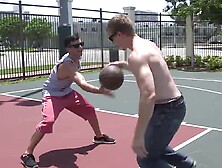 Horny Jocks Butt Banging After Some One On One Basketball