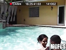 Mofos - Large Boobs By The Pool Get Caught