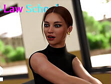 Law School #12 - Meeting The Sexy Brunette Britain Slut