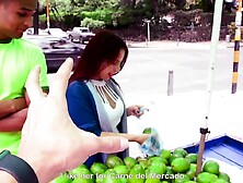 CarneDelMercado - Maria Del Rosario Beauty Hispanic Colombiana Hardcore Twat Banged With Stranger