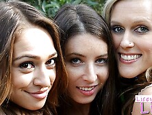 Marvelous Sasha and Sara's threesome smut