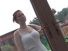 Crazy pornstar Candi Blows in horny facial, college sex movie