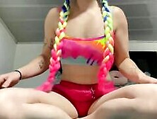 Cosplay Rave Girl Wants You To Cum Hard!