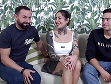 Lara Croft dares to do everything.  A double penetration? Let’s go!