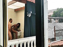 Horny Black Milf Invites White Neighbor To Satisfy Her Needs