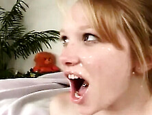 Teen Nympho Kitty Marie Gets Hardcore Fuck and Facial Cumshot