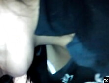 I was surprised to see that she started to salivate on her behind all by herself...  At that moment I realized that I was going t