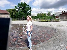 GERMAN SCOUT - Slim Older Melisa Rose Pick Up for no Fuck-rubber Casting Bang