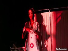 Super Hot Nurse Skin Gives A Sexy Tease