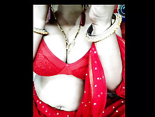 Butyful Indian Women Saree Blouse Petticoat Remove