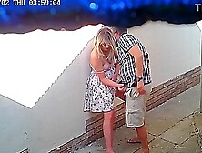 Cctv Camera Caught Couple Fucking Outside Public Restaurant