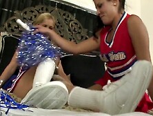 Ashley Abott And Missy Maze In Teen 18+ Cheerleader Enjoys