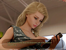 Big nipples in wild animated sex scene with a hot blonde neighbor