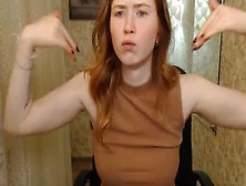 Shy Red-Head Youngster That Looks Like Jenna Fisher Masturbation