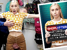 Dark Friday Thief Indica Flower Caught Stealing Sex Toys Gets Disciplined By Officer - Shoplyfter