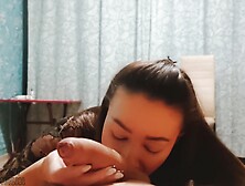 Girl From Tik Tok Rewarded Her Fan With An Elegant Blowjob And Dizzy Anal / She Calls Him Superman