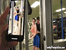 Caught Sis Cheating At Gym - Mp4 4K