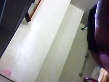 25 Yo Brunette With Nice Ass Caught By Spy Cam In Bathroom