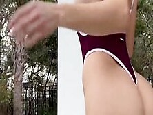 Natalie Roush Swimysuit Poolside Onlyfans Video Leaked