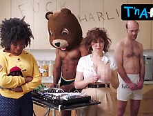 Milana Vayntrub Ep.  01X01 Scene in Making Joy With Akilah And Milana