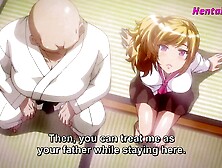 Golden-Haired Teenage Get Banged With Stepdaddy [ ANIME ]