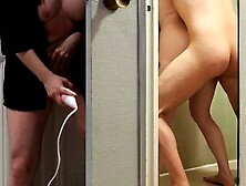 MY WIFEY MASTURBATE.  WHILE I FUCK WITH a SCORT.