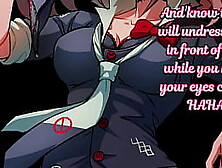 Junko want to see you suffer while she fuck her Girlfriend (Femdom JOI, Futanari, Anal, Humiliation... )