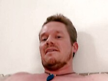 Lucky dude is banging this fine blonde stunner on the bed