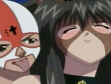 Cosplaying busty babes pleasure the boy entangled into their pussy fucking web of lust