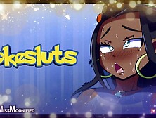 Project Pokesluts: Nessa Public Beach Sex (Pokemon Audio)