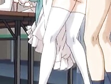 Anime girl with big tits is groped and fucked in a dirty cartoon