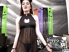 Sera Ryder's Halloween Costume - Role Play with Step-Daddy