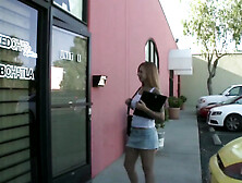 An Try-out for Modeling Turned Into a Enormous Banging Cute Inked Blond with Priceless Breasts.