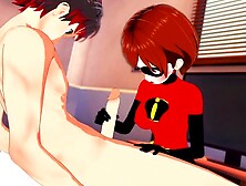 The Incredibles: FLEXIBLE Helen Parr (3D Hentai)