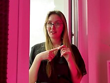 Alina's blowjob action