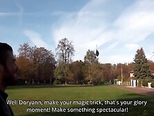 Goddess skank Mélanie from Rouen with a filthy body and