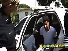 Black Criminal Arrested And Sucked