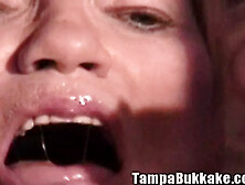 Old lady SEX-PARTY Cum Blasted GEEZER Gal Short Hair Cougar Rear-end Bitch!